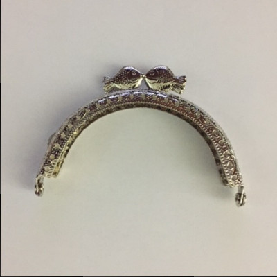 Fecho Peixes Prata 8,5cm