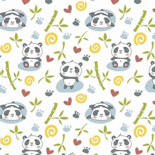Panda com Bambu