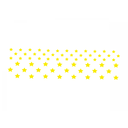 Stencil Estrelas  16x5