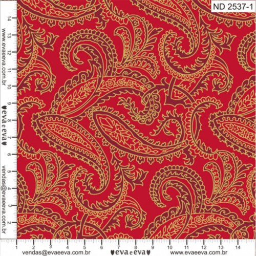 Paisley Vermelho