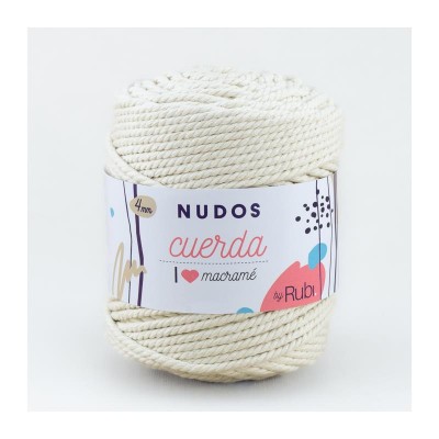 Nudos Corda Cru 4mm