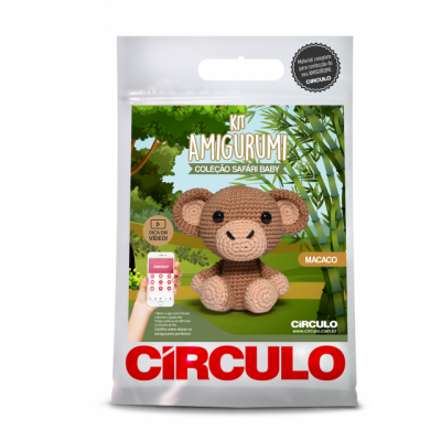 Kit Amigurumi Macaco