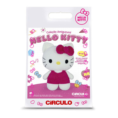 Kit Amigurumi Hello Kitty Rosa