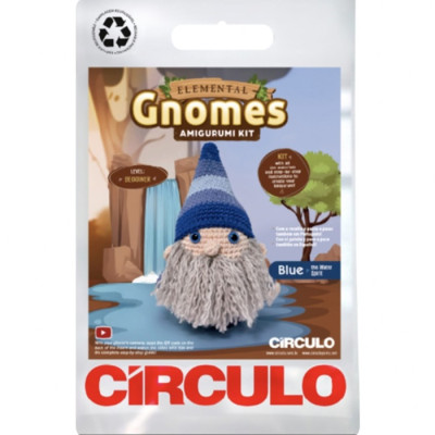Kit Amigurumi Gnomo Blue