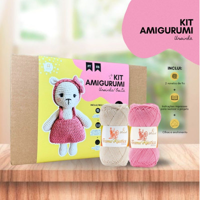 Kit Amigurumi Ursinha