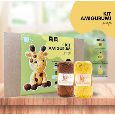 Kit Amigurumi Girafa