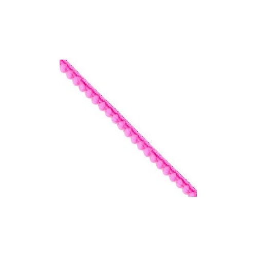 Mini Pompom Rosa Neon