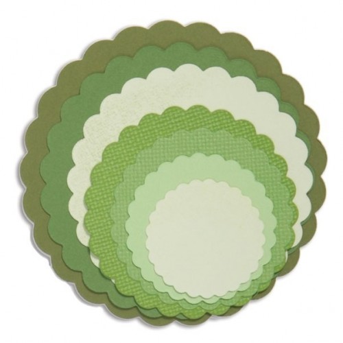 Sizzix - Circles, Scallop