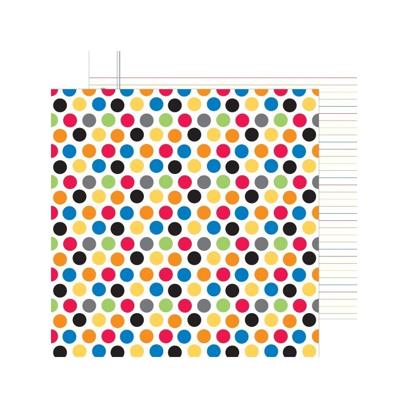 Papel Scrap Primary Dots