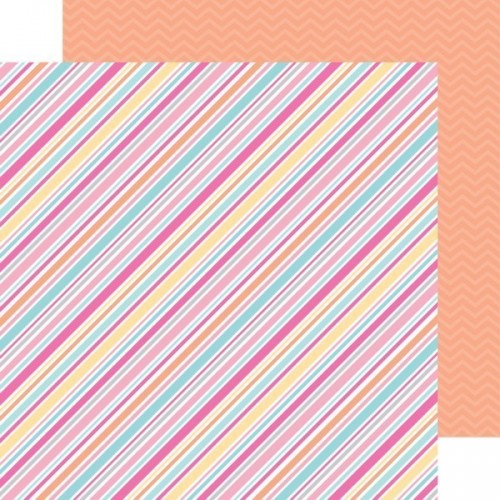 Papel Scrap Sorbet Stripe