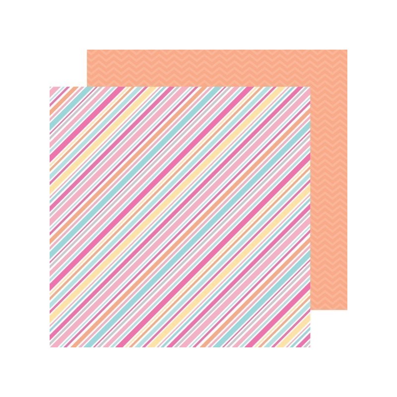 Papel Scrap Sorbet Stripe