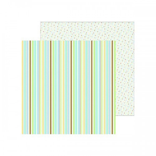 Papel Scrap Nursery Stripe