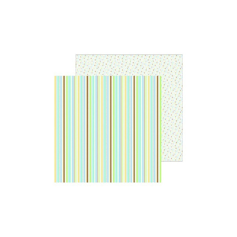 Papel Scrap Nursery Stripe