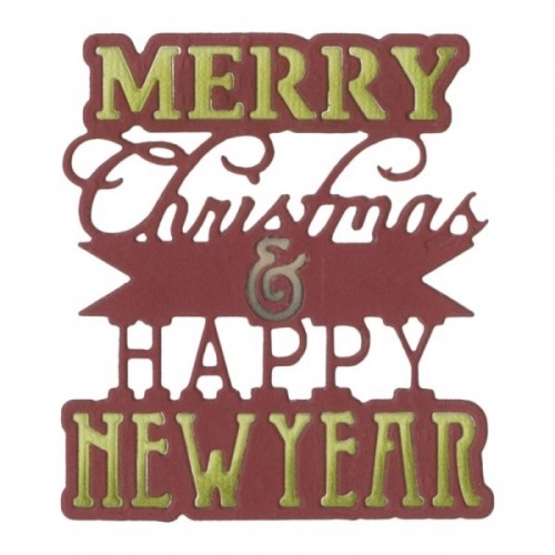 Sizzix - Phrase, Merry Christmas
