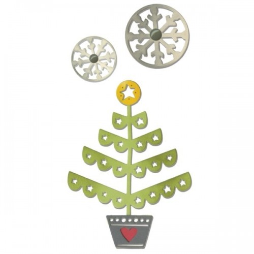 Sizzix - Christmas Tree & Snowflakes
