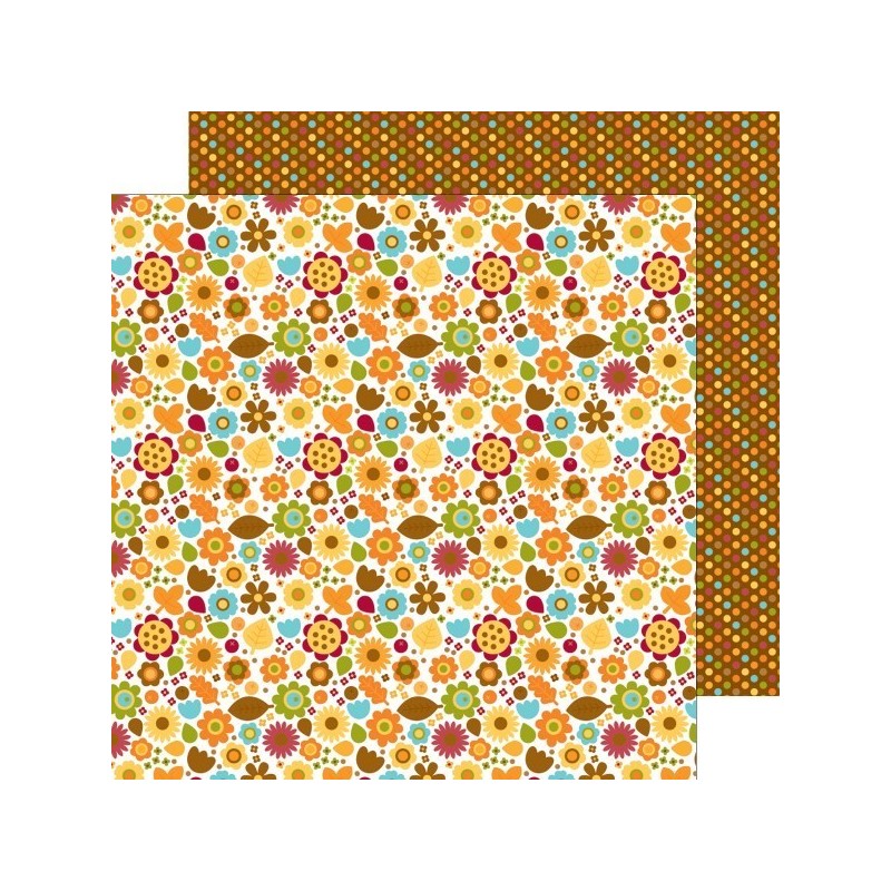 Papel Scrap Fall Floral