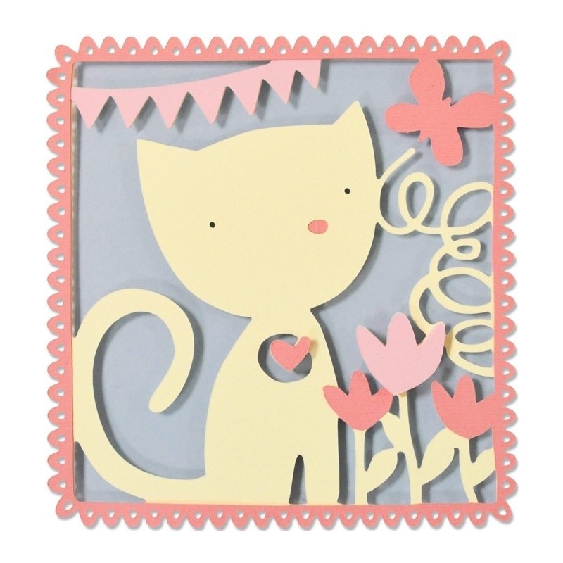 Sizzix - Playful Kitten