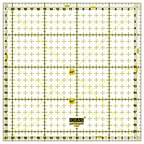 Régua Patchwork 21.5x21.5cm